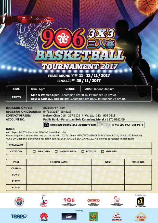 906 Cup 3x3 Basketball Tournament 