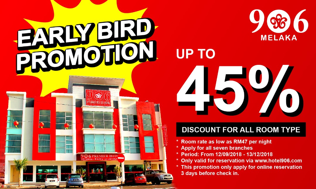 Early Bird Promotion